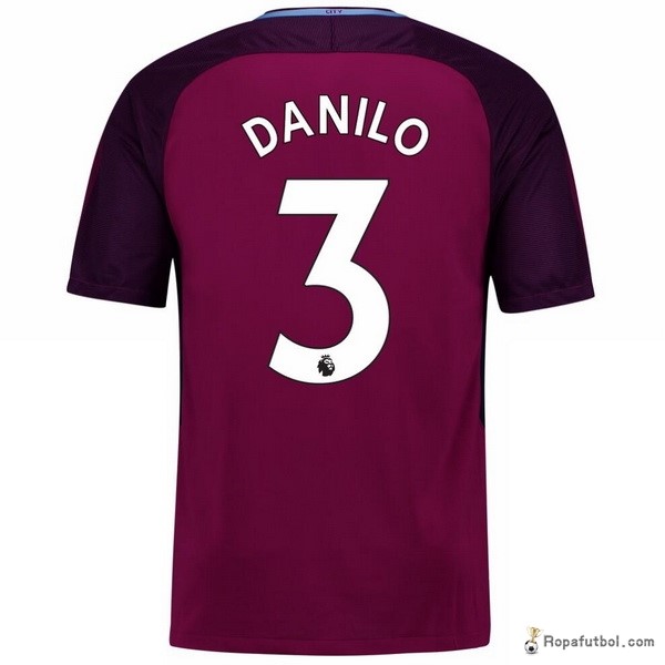 Camiseta Manchester City Replica Segunda Ropa Danilo 2017/18